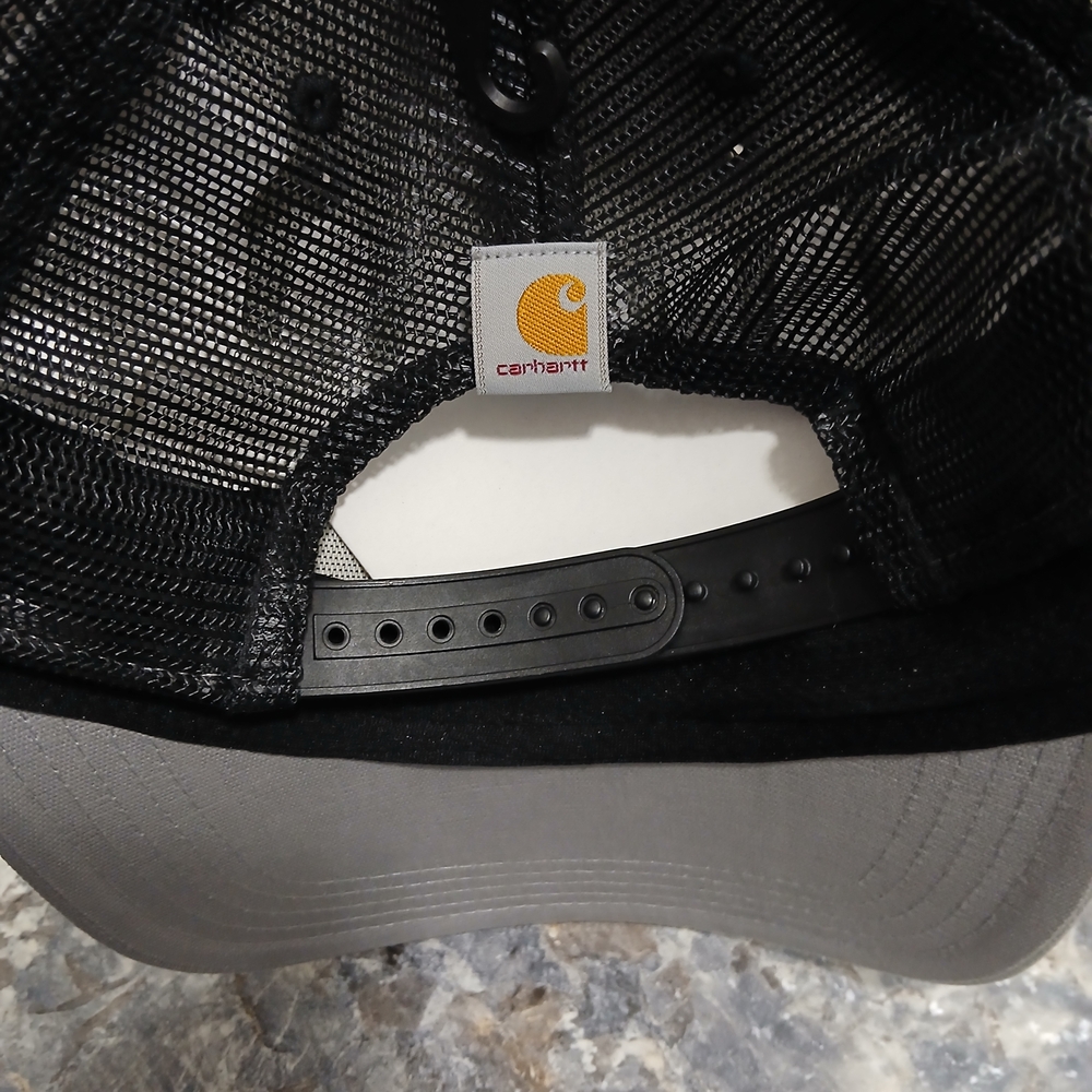 Carhartt Gray and Black Trucker Hat - Picture 4 of 5